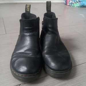 Doc Dr Martens Air Wair Kids Size 3 Bouncing Soles Zip Ankle Tie Up Boots AW004